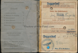 Wehrpaß EK II Urkunde Wehrmacht-Führerschein und Portrait von einem Oberwachtmeister im schweren Artillerie Regiment 740 aus Haidmühle bei Passau Wehrbezirks-Kommando Deggendorf EK II Urkunde mit Unterschrift General der Artillerie Fritz Brand