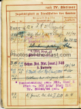 Wehrpaß EK II Urkunde Wehrmacht-Führerschein und Portrait von einem Oberwachtmeister im schweren Artillerie Regiment 740 aus Haidmühle bei Passau Wehrbezirks-Kommando Deggendorf EK II Urkunde mit Unterschrift General der Artillerie Fritz Brand