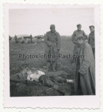 Toter russischer Soldat an der Ostfront 1941