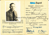 2 Ausweise und eine Beitragskarte der Hitler Jugend im Gebiet Westfalen