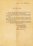 Schreiben mit original Unterschrift von Ritterkreuzträger Kapitänleutnant Erich Grundmann Verbands-Ing. im Stab B.d.Sicherungsstreitkräfte
