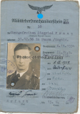Luftwaffe Militärbordmechanikerschein für einen Oberfeldwebel im II./ Kampfgeschwader 253 General Wever mit original Unterschrift von Gruppenkommandeur Oberstleutnant Paul Deichmann 1938