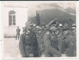 Ritterkreuzträger des Heeres - 5 Fotos Oberst Sylvester von Saldern Kommandeur II./ Infanterie Regiment 65 Verabschiedung auf Kreta