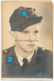 Portrait Waffen SS Schütze mit Feldmütze